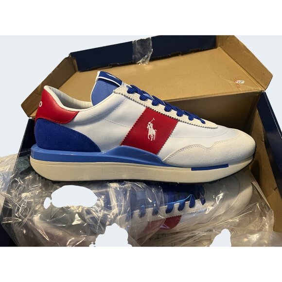 POLO RALPH LAUREN Train 89 Suede-Paneled Sneaker - NEW! Men's 13D - Picture 5 of 11